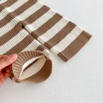 [80-130cm] ボーダー ニット セーター or ボトムス - Image 4