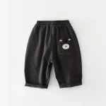 [73-110cm]カジュアルパンツ 熊柄   履きやすい ボトムス - Image 4