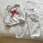 [80-150cm]レースリボン スウェットセットアップ - Image 11