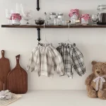 [66-90cm] フリル襟 チェック トップス - Image 12