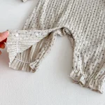 [66-100cm] レース襟 小花柄 オールインワン - Image 10