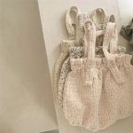 [66-90cm]サロペット フラワー柄 ロンパース 可愛い ディリー - Image 8