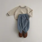 [73-100cm] 韓国風 シンプル カジュアル パンツ - Image 8