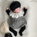 [66-90cm] シンプル トップス or チェック ロンパース - Image 24