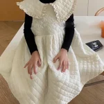 [90-130cm] インナー シャツ&キルティング ワンピース - Image 6