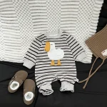 [66-100cm] アヒル柄 オールインワン - Image 3