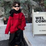 [100-150cm]カジュアル 厚手 ダメージ加工 セーター - Image 6