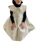 [90-130cm] インナー シャツ&キルティング ワンピース - Image 2