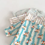 [73-110cm]シャツ 恐竜orチェリー柄 カジュアル