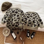 [73-110cm]レオパード カーディガン or オールインワン - Image 6