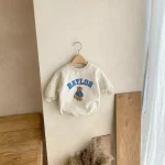 [66-110cm] 熊柄 ロンパース  or セットアップ - Image 18