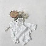 [66-90cm] フリル襟 ロンパース - Image 15