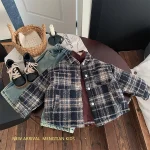 [90-140cm] ギンガム チェック ジャケット - Image 11