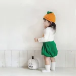 [73-100cm]帽子付き ハロウィーンかぼちゃ 3点セット - Image 6