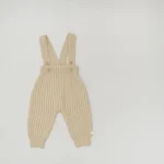 [66-100cm] シンプルリブ サロペット - Image 12