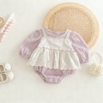 [66-90cm]ベビー 女の子 ロンパース おしゃれ レイヤード風 - Image 7