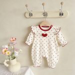 [66-90cm]ベビー ロンパース ハート柄 可愛い ガーリー - Image 10