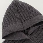 [66-100cm]大きめ ポケット ニット フード カバーオール - Image 2