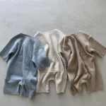 [66-90cm]ポケット ワッフル オールインワン - Image 8