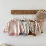 [73-120cm]ボーダー ニット セーター - Image 6