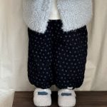 [73-110cm] 韓国風 フリルカラー あったか アウター - Image 3