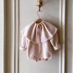 [66-90cm]透かし編み ロンパース&取り外しケープ - Image 14