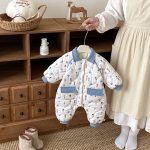 [66-90cm]総柄 プリント カバーオール - Image 9