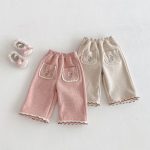 [73-120cm] 刺繍入り あったか カジュアル パンツ - Image 12