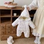 [66-90cm]カートゥン フード キルティング カバーオール - Image 8