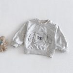 [73-100cm]セットアップ 韓国風 カートゥーン ドッグ - Image 9