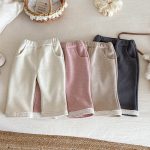 [73-100cm]フリース ワイドパンツ - Image 7