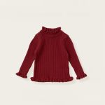 [80-140cm] プリンセス風 ジャンパー スカート&ニット&帽子3点セット - Image 2