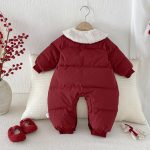 [66-90cm] わんちゃん柄 あったか カバーオール - Image 6