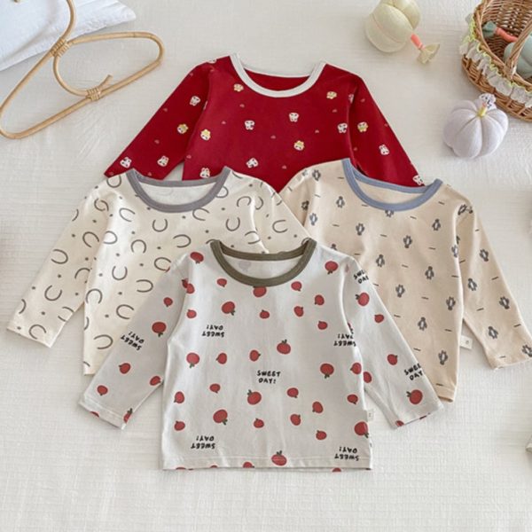 [73-100cm]総柄 カートゥーン ルームウェア セットアップ