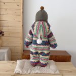 [66-100cm] レトロ あったか カバーオール