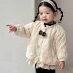 [73-100cm] ベロアキルティング レトロ ジャケット - Image 6