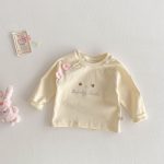 [73-100cm]サロペットOR長袖Tシャツ 可愛い ピンク チェック おしゃれ - Image 5