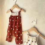 [66-90cm] ドット サロペット - Image 13