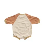 [65-100cm] カラー切り替え ロンパース - Image 2