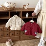 [73-120cm] 刺繍 カートゥーン リバーシブル コート - Image 12