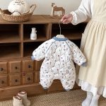 [66-90cm]総柄 プリント カバーオール - Image 2