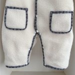 [66-100cm] シープ ボア カバーオール&フード - Image 2