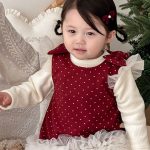 [73-100cm] おしゃれ ドットジャンパースカート - Image 8