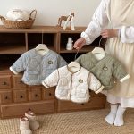 [73-120cm] ワッペン付き あったか ジャケット - Image 14