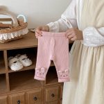 [73-120cm] キャラクター 刺繍 レギンス - Image 9