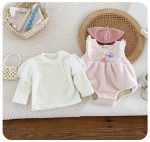 [66-100cm]チェリーデザイン ロンパース OR 無地 インナーシャツ - Image 6