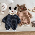 [66-90cm]シープボア フード カバーオール - Image 16