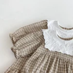 [66-130cm] スクエア襟 ワンピース or  ロンパース - Image 12