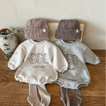 [66-90cm] クマ柄 ロンパース - Image 18