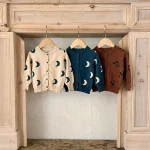 [66-100cm]月柄 カーディガン - Image 5